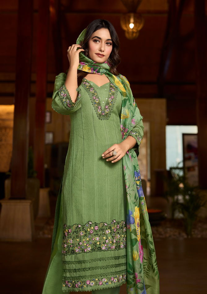 Summer Trends By Lady Leela Pure Cotton Embroidery Kurti With Bottom Dupatta Wholesale Price In Surat